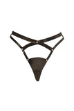 Lush Black & Gold Harness Set Fräulein Kink