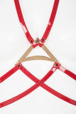 Red Hot Harness Set Fräulein Kink