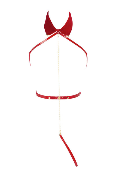 Velvet Rouge Harness Fräulein Kink