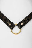 Lush Black & Gold Leash Fräulein Kink