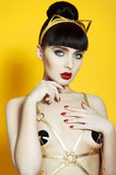 Jet Double Chain Pasties Fräulein Kink