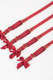 Red Hot Suspender Belt Fräulein Kink