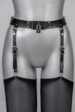 Lock Leather Garter Belt VoyeurX