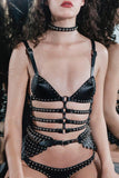 Zeppelin Fetish Leather Lingerie Set H.O.S. Leather