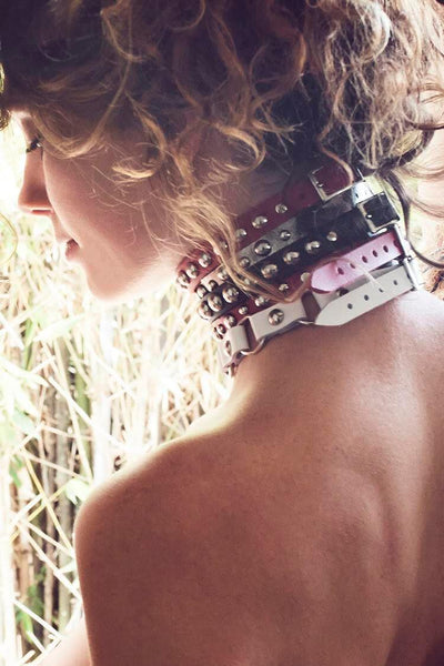 Little Baby Leather Choker H.O.S. Leather