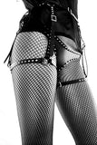 Astra Leather Rivets Garter Belt H.O.S. Leather
