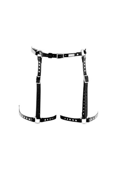 Astra Leather Rivets Garter Belt H.O.S. Leather