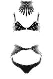Stella Hendrix Leather Fetish Lingerie Set H.O.S. Leather