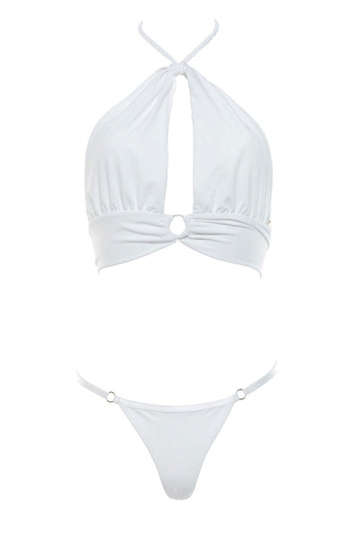 White Hanelli Yohji Bikini Set Demery Jayne
