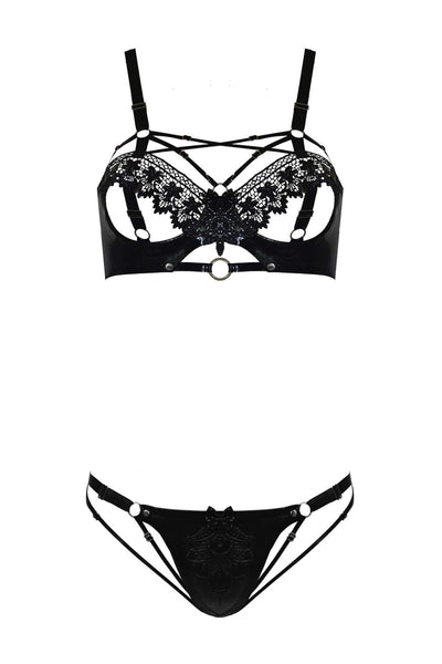 Hecate Latex Lingerie Set Elissa Poppy