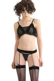 Claire Bandeau Velvet Bra Hot Couture