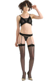 Velvet Suspender Belt Hot Couture