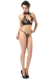 Ambre Halter Bra + G-String Impudique