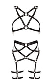 Infinity Leather Lingerie Set VoyeurX