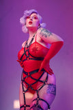 Infinity Leather Lingerie Set VoyeurX