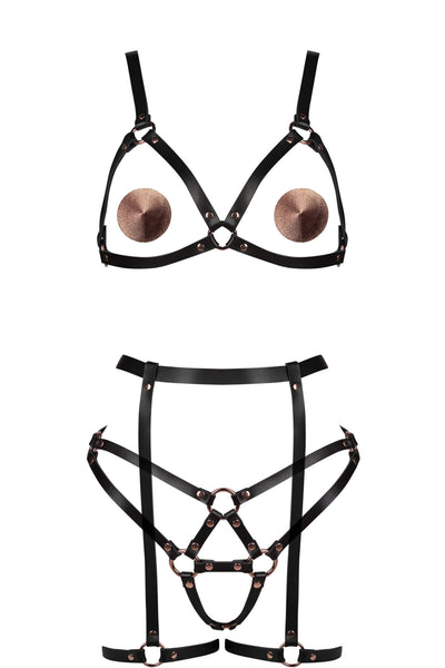 Insolence Rose Gold Lingerie Set VoyeurX