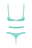 Cut Out Latex Lingerie Set Elissa Poppy
