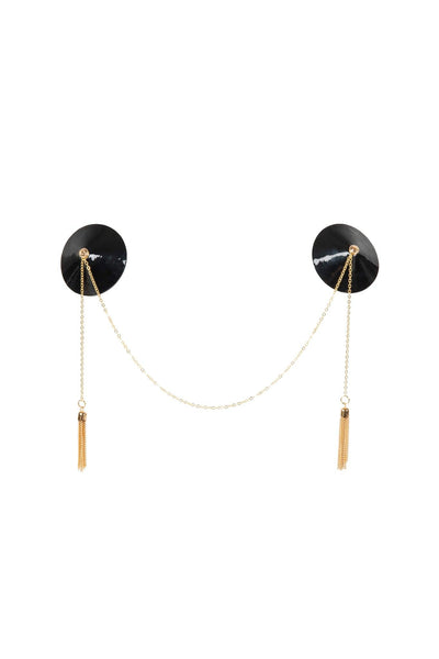 Jet Double Chain Pasties Fräulein Kink