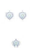 Flamboyant Jewel Tattoo Stickers • Green Blue Bijoux Indiscrets