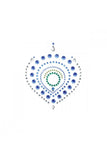 Flamboyant Jewel Tattoo Stickers • Green Blue Bijoux Indiscrets