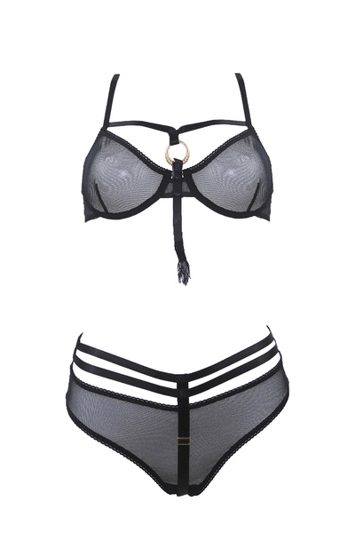 Katia Fishnet Lingerie Set Fishbelly