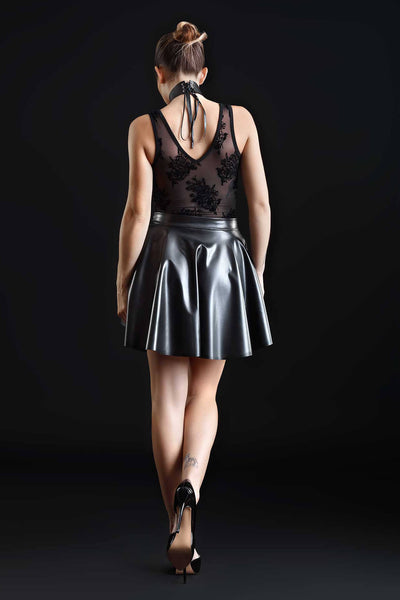 Kat Faux Leather Skirt Les P´tites Folies
