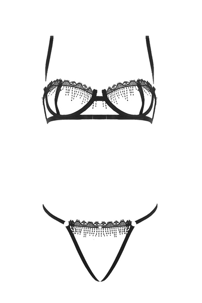 Kea Open Cup Lingerie Set Fishbelly