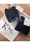 Black Velour Bra K+1%