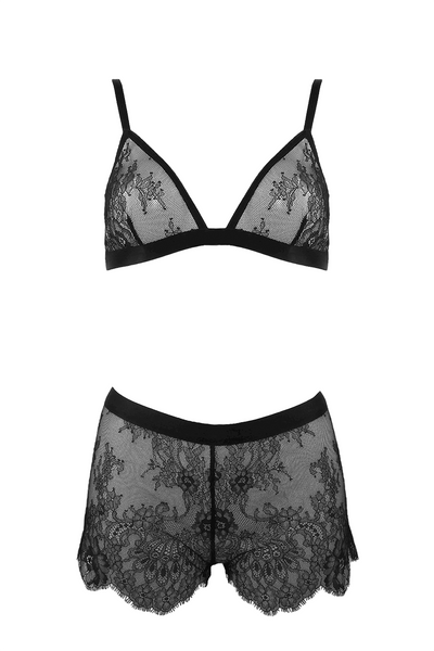 Lian Lace French Knickers Set Fishbelly