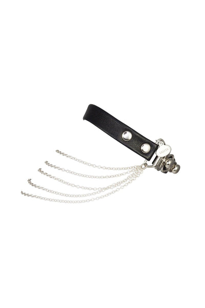 HerCuff Leather & Sterling Silver Anklet Lalita
