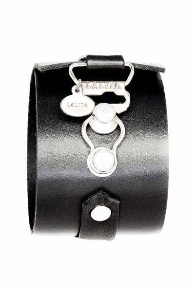 Studded Leather Cuff Lalita