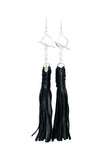 Leather Tassel Earrings Lalita