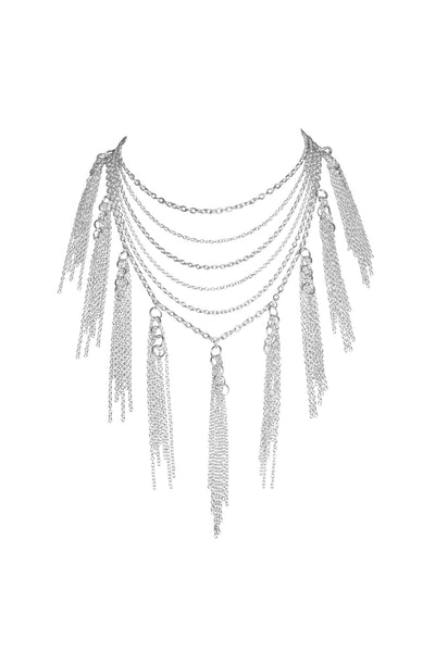 Sterling Silver Tassel Necklace Lalita