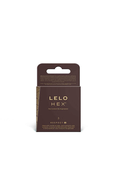 LELO Hex Respect Condom • 3 Pack LELO