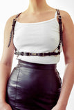 Lily Black Leather Harness H.O.S. Leather
