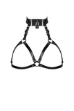 Lock Leather Harness Bra VoyeurX