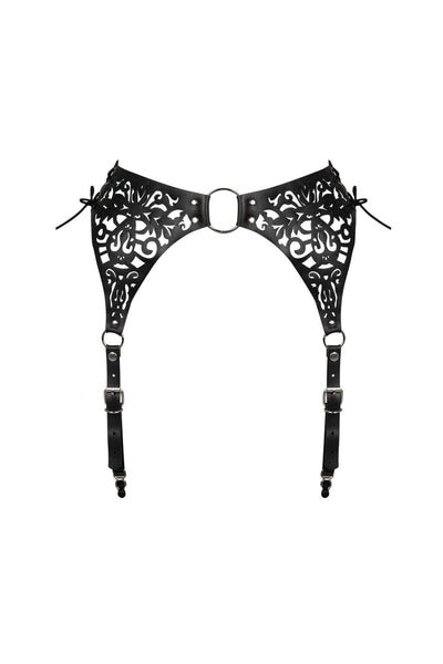 Lucy Leather Garter Belt VoyeurX