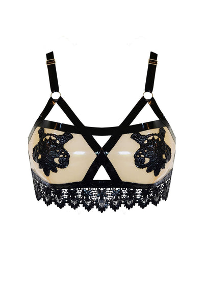 Maia Latex Bralette Elissa Poppy