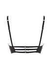 Chambre Noire Vegan Leather Longline Bralette Maison Close