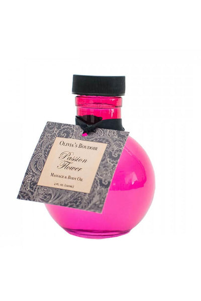 Olivia’s Boudoir Massage Oil • Passion Flower Olivia’s Boudoir
