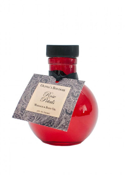Olivia’s Boudoir Massage Oil • Rose Petals Olivia’s Boudoir