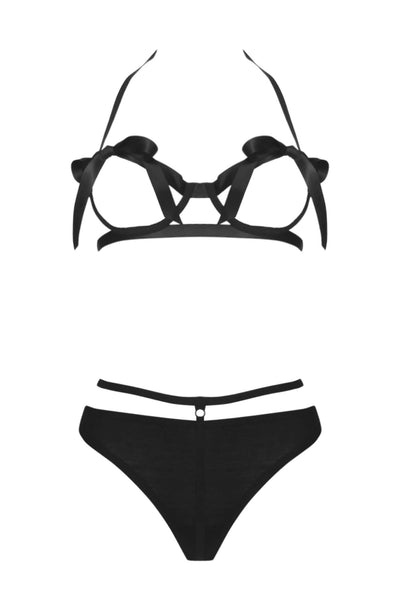 Meghan High Waist Lingerie Set Fishbelly