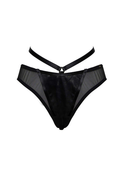 Mia Leather Ouvert Brief Something Wicked
