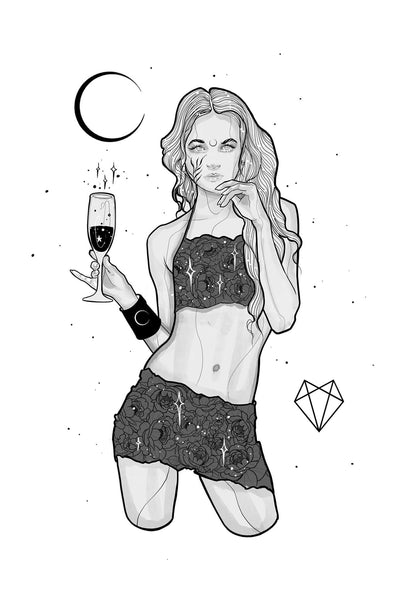 Darkest Vixen Framed Art • Michala Wolfmumma