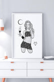 Darkest Vixen Framed Art • Michala Wolfmumma