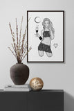 Darkest Vixen Framed Art • Michala Wolfmumma
