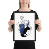 Darkest Vixen Framed Art • Lexy Wolfmumma