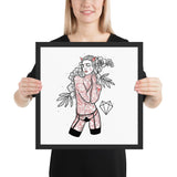 Darkest Vixen Framed Art • Brooke Wolfmumma