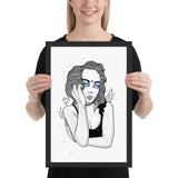 Darkest Vixen Framed Art • Evie Wolfmumma