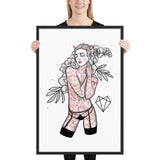 Darkest Vixen Framed Art • Brooke Wolfmumma